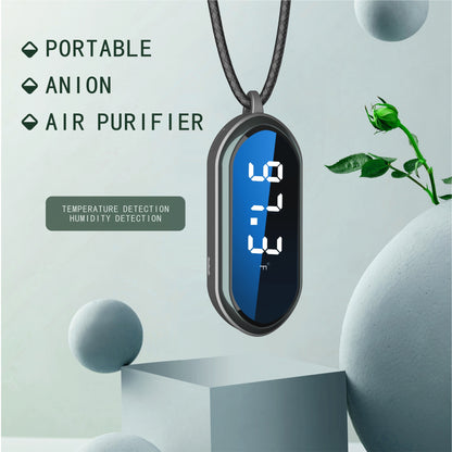 Air Purifier Is Portable And Wears Negative Ions - Whitemarket