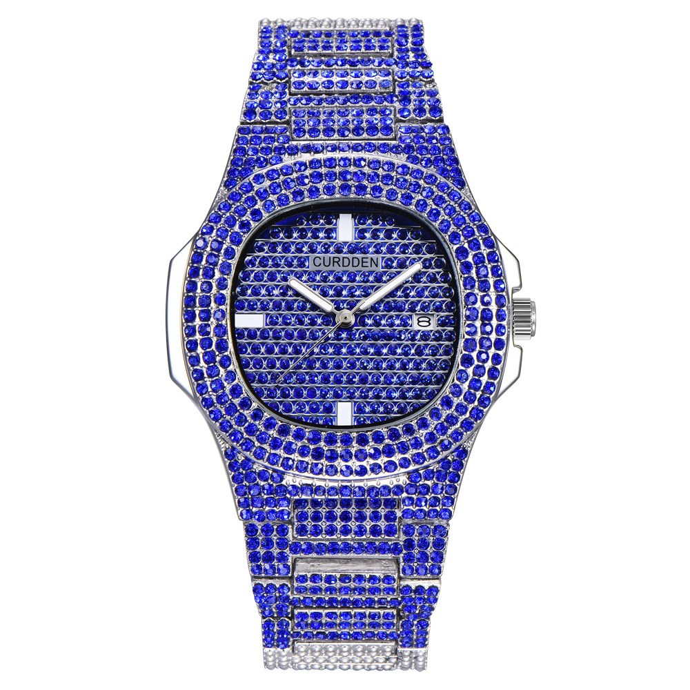 Dropshipping ICE-Out Bling Diamond Luxury Watch Men Gold Hi - Whitemarket