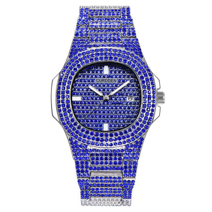 Dropshipping ICE-Out Bling Diamond Luxury Watch Men Gold Hi - Whitemarket