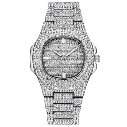 Dropshipping ICE-Out Bling Diamond Luxury Watch Men Gold Hi - Whitemarket