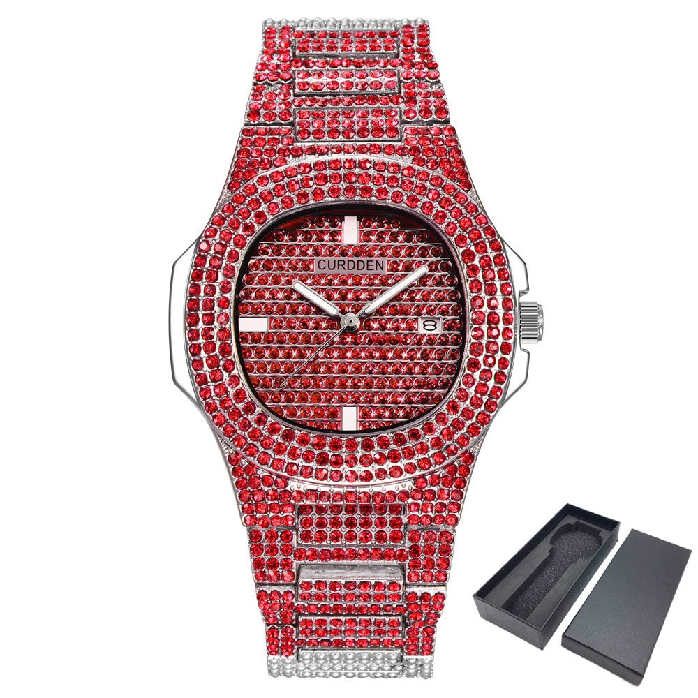 Dropshipping ICE-Out Bling Diamond Luxury Watch Men Gold Hi - Whitemarket