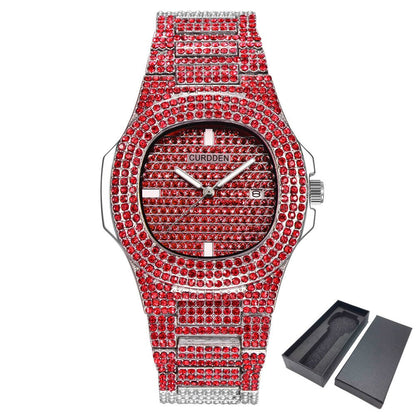 Dropshipping ICE-Out Bling Diamond Luxury Watch Men Gold Hi - Whitemarket