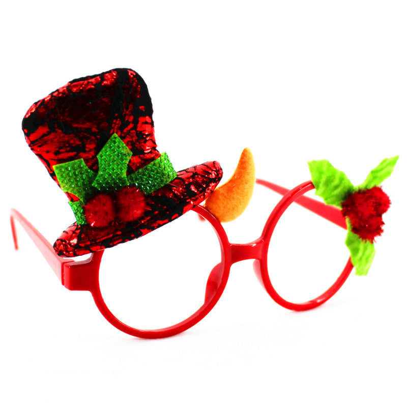 Montura de gafas navideñas Artículos para fiestas navideñas Regalos de Navidad Decoraciones navideñas Gafas de Papá Noel