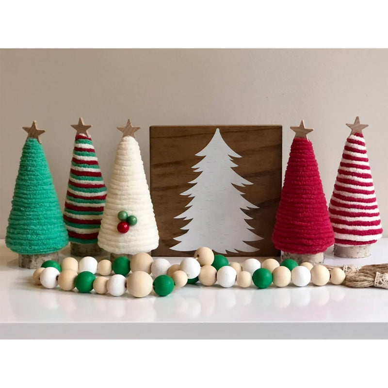 Decoración navideña para miniárboles de Navidad