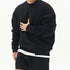 Pullover Round Neck Sweater Loose Men Clothes - Whitemarket