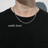 Necklace Chain Luxury Men Boy Jewelry Elegant Gold Color - Whitemarket