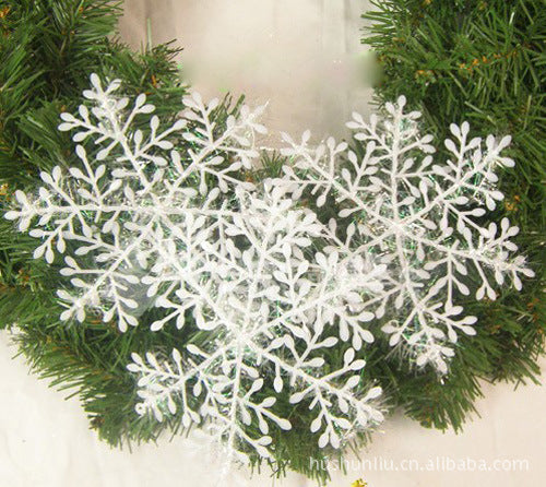 Copos de nieve para decoraciones navideñas