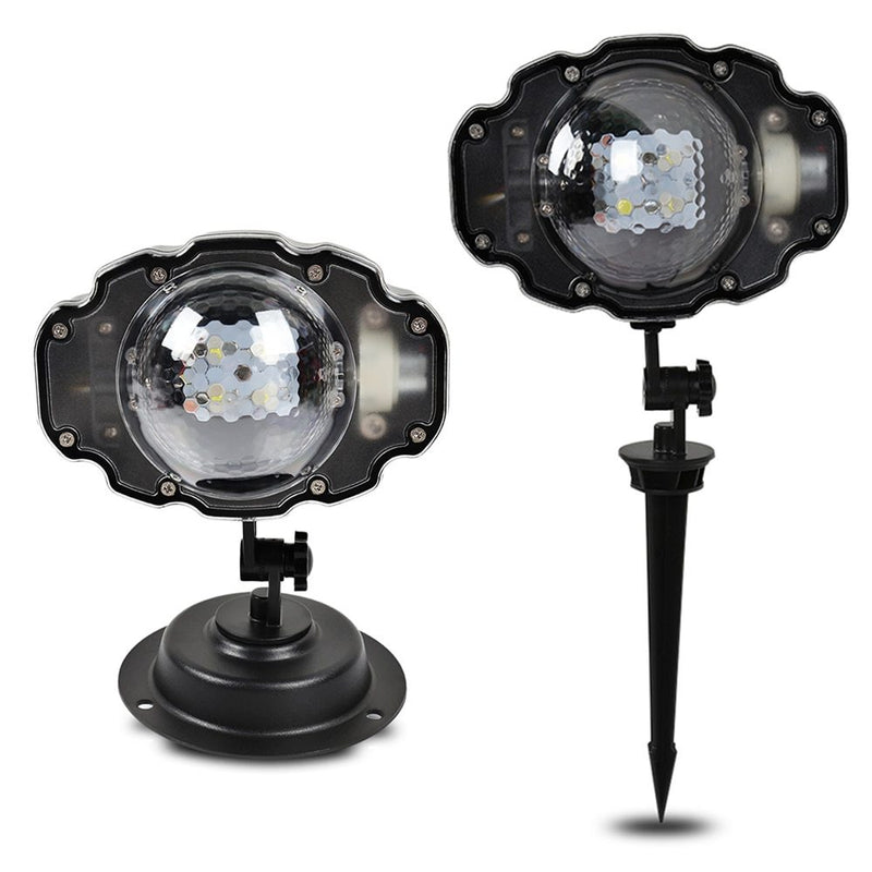 Proyector de luces LED navideñas con efecto de nieve