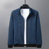 Dad Wears A Jacket With A Stand-up Collar And A Casual Jacket - Whitemarket