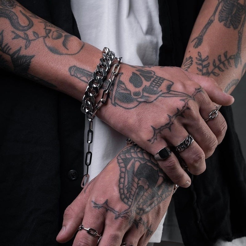 Necklace Chain Luxury Men Boy Jewelry Elegant Gold Color - Whitemarket