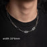 Necklace Chain Luxury Men Boy Jewelry Elegant Gold Color - Whitemarket