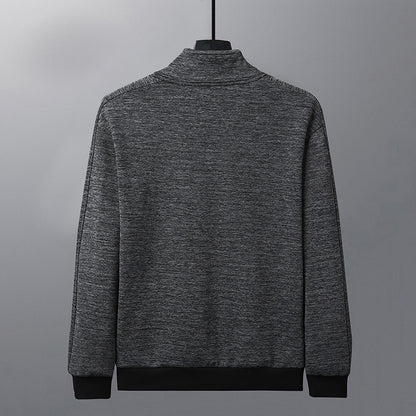 Dad Wears A Jacket With A Stand-up Collar And A Casual Jacket - Whitemarket