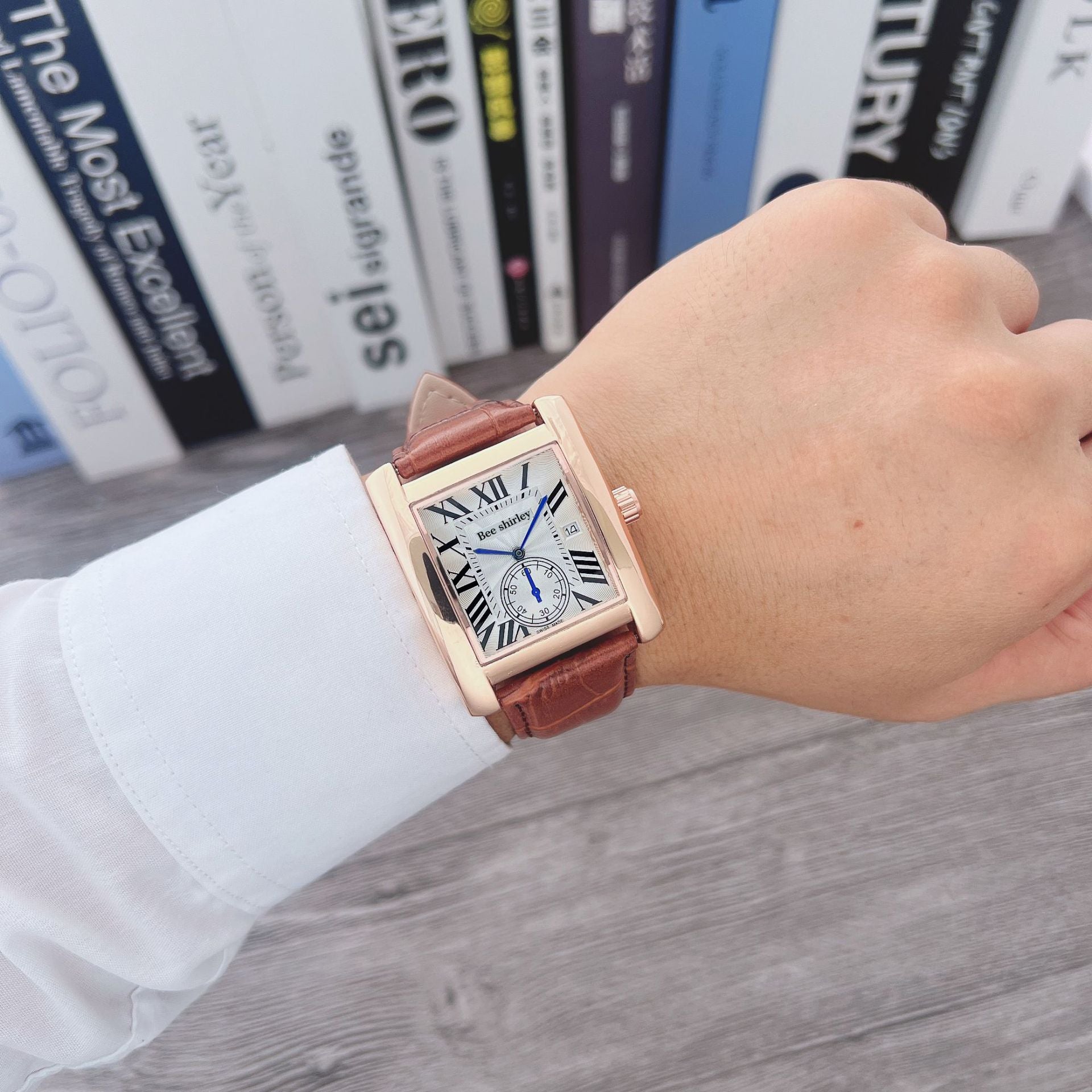 Square Quartz Watch 